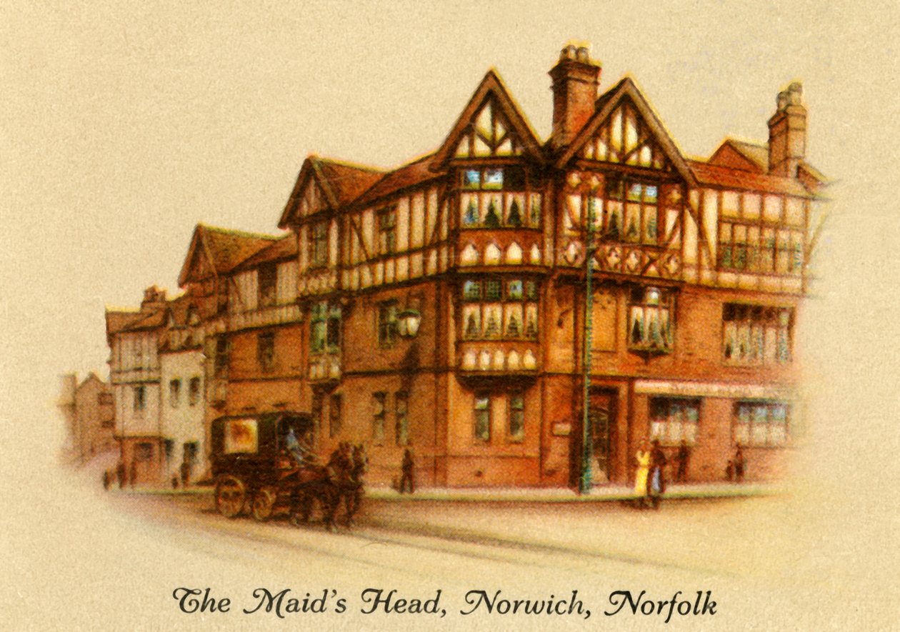 The Maids Head, Norwich, Norfolk, 1936. od Unbekannt