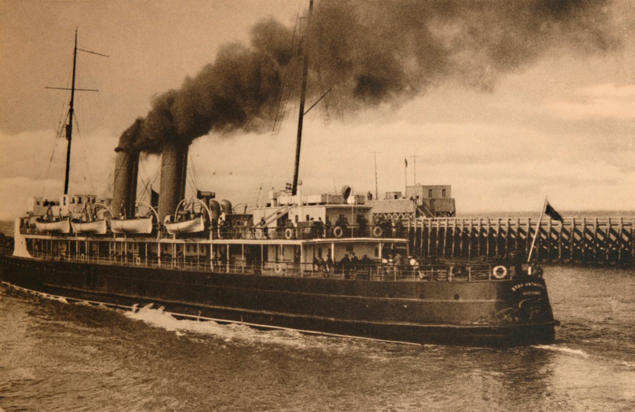 Město poštovních parníků v Antverpách, c1928 od Unbekannt