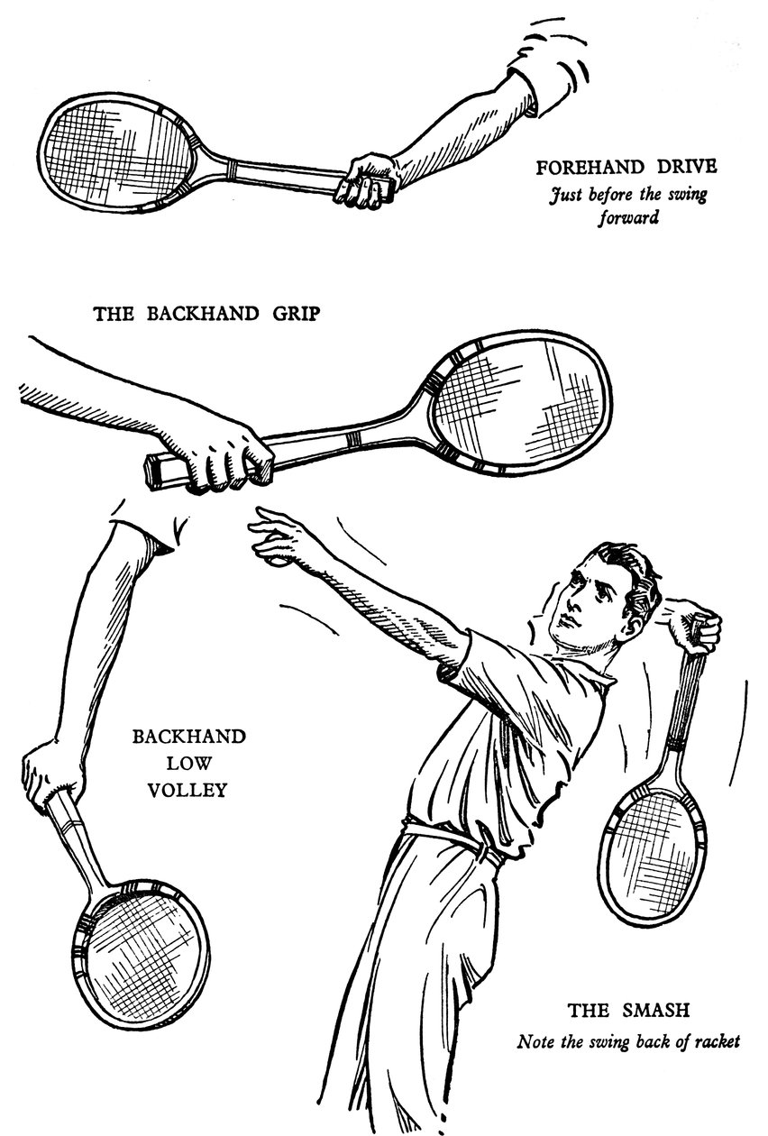The Making of a Lawn-Tennis Player, 1937 od Unbekannt