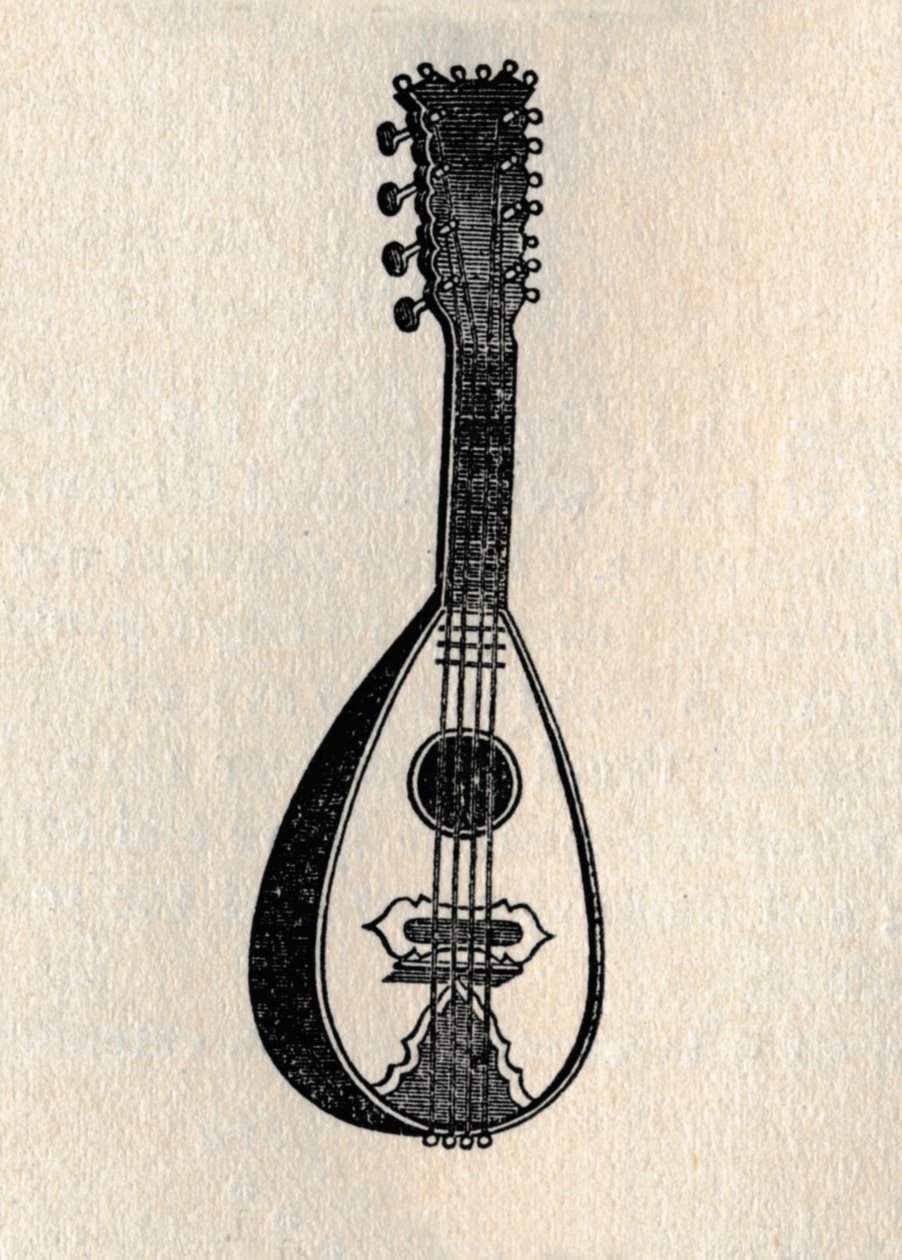 Mandolína, 1895. od Unbekannt