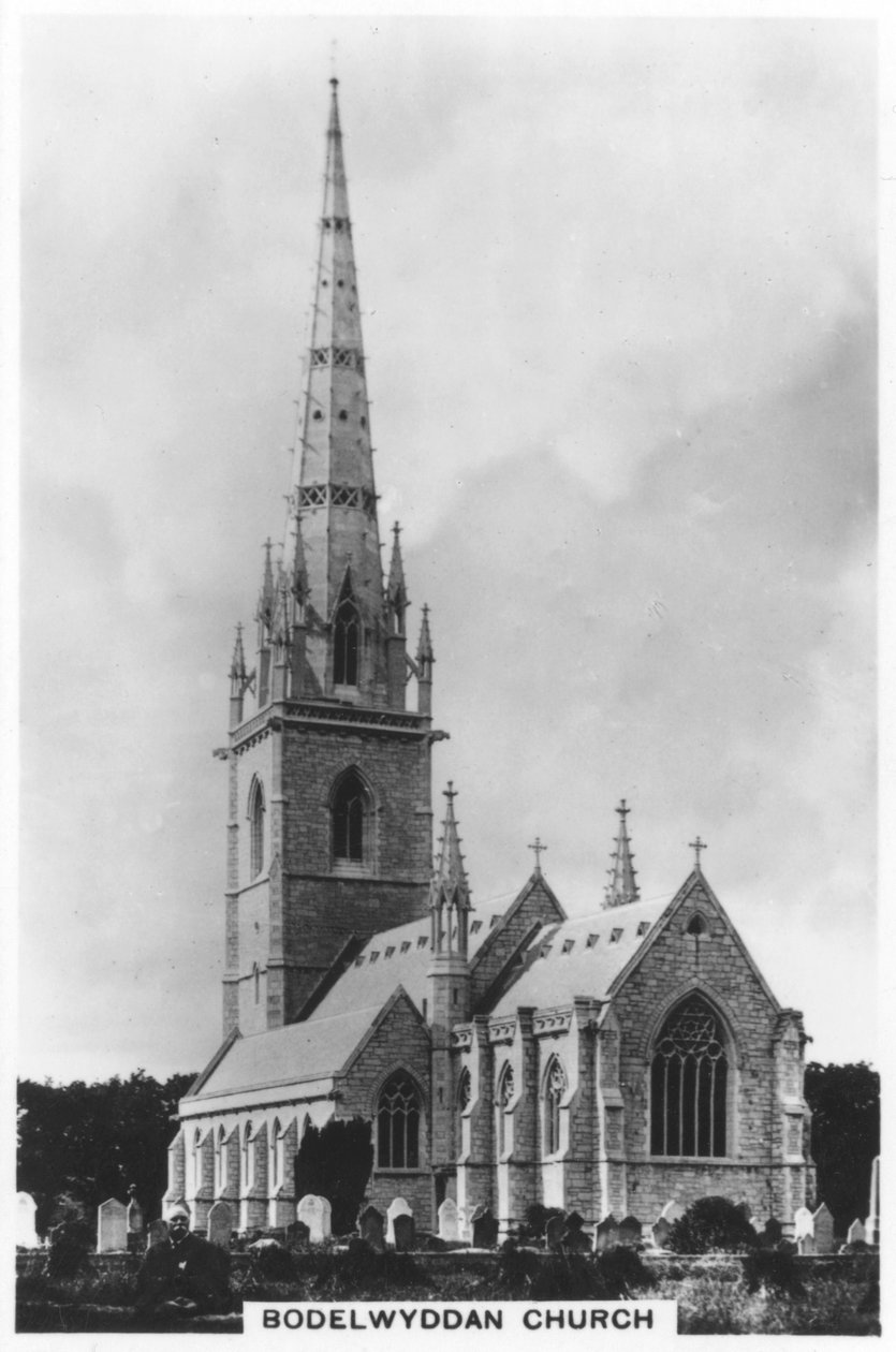 Mramorový kostel St Margarets Church, Bodelwyddan, severní Wales, 1936 od Unbekannt