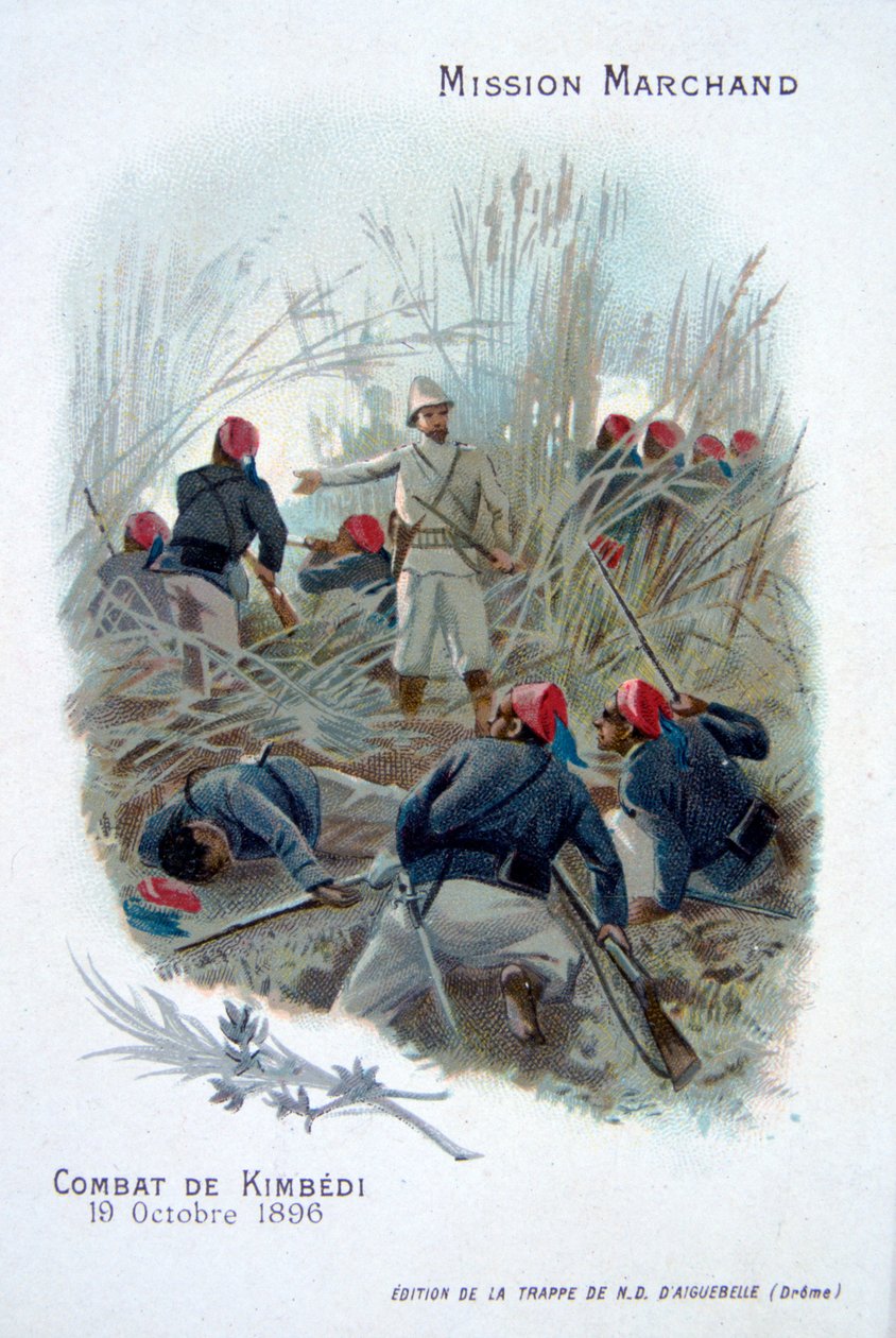Expedice Marchand: boje u Kimbedi, Kongo, 19. října 1896 od Unbekannt