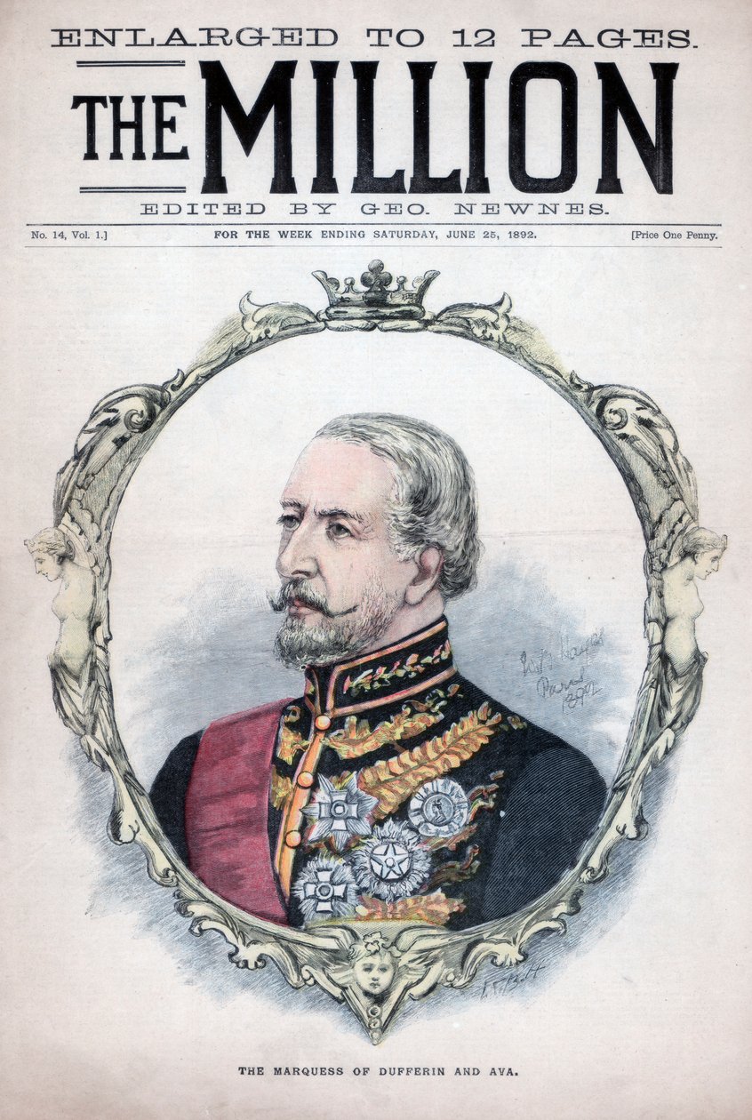 Marquess of Dufferin a Ava, 1892 od Unbekannt