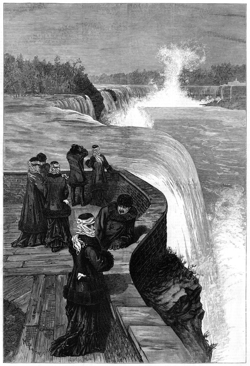 Markýz a markýza Lorne u Niagarských vodopádů, Kanada, 1879 od Unbekannt