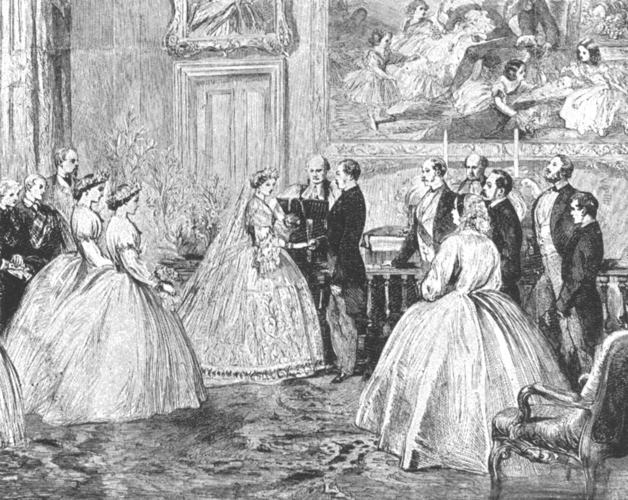 Sňatek princezny Alice s princem Ludvíkem Hesenským...1862, 1901. od Unbekannt