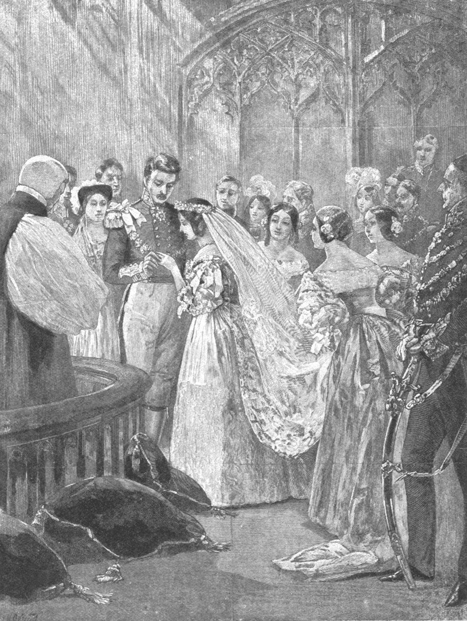 Svatba královny Viktorie a prince Alberta v paláci svatého Jakuba, 1840, 1901. od Unbekannt