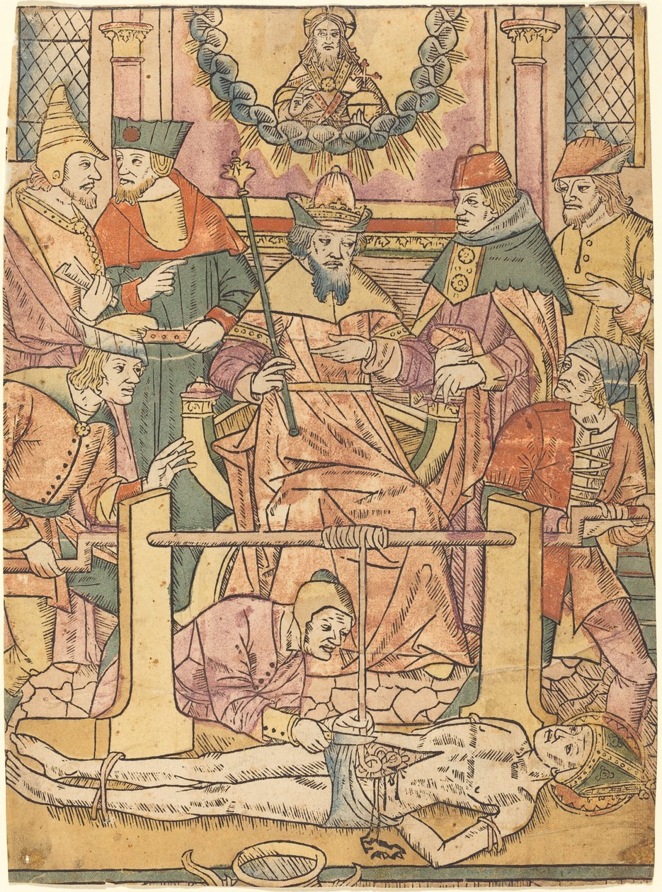 Umučení svatého Erasma, 14801490. od Unbekannt