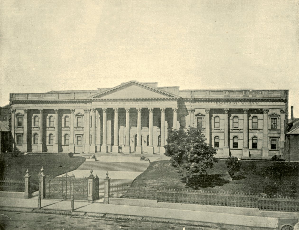Veřejná knihovna v Melbourne, 1901. od Unbekannt