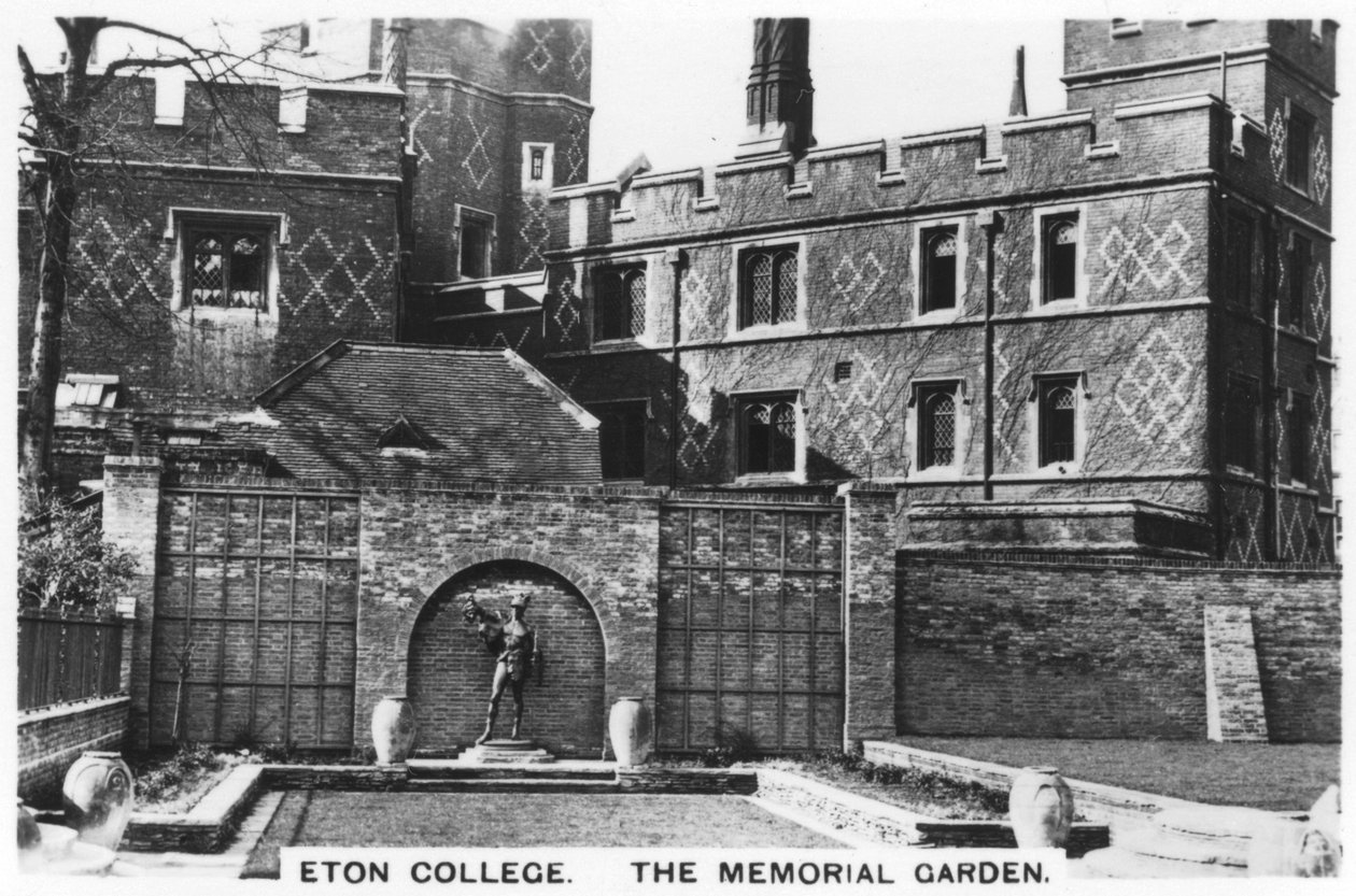 The Memorial Garden Eton College, 1936 od Unbekannt