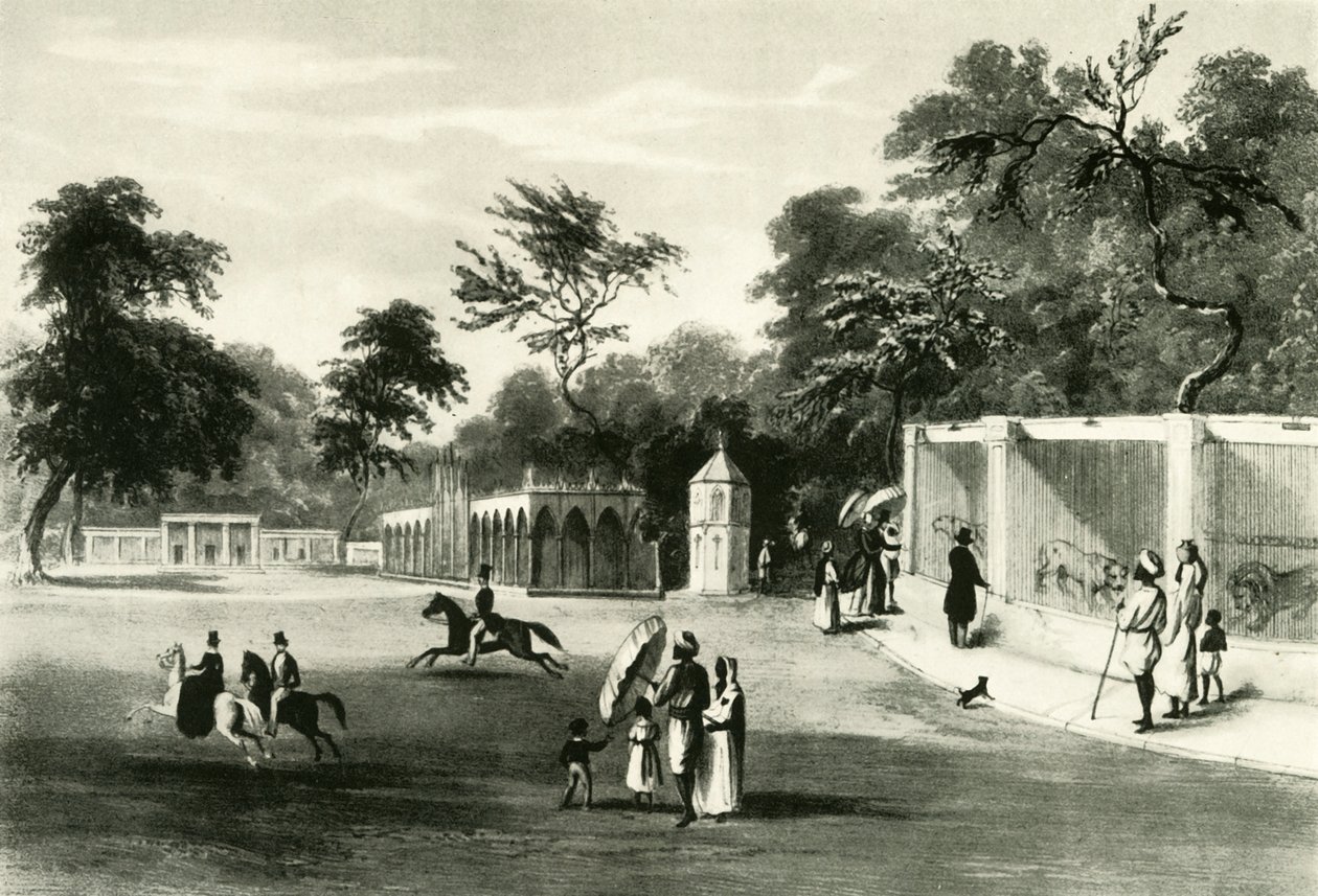 Zvěřinec v parku Barrackpore, 1820, 1925. od Unbekannt