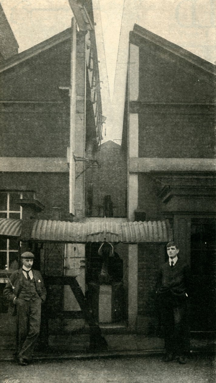 Meridian of Greenwich, ze kterého jsou vyrobena všechna měření času, 1901. od Unbekannt