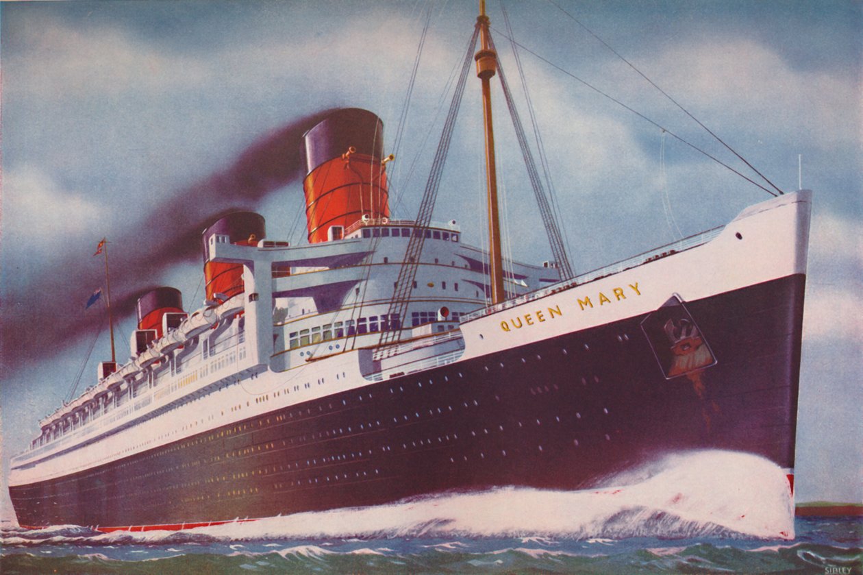 The Mighty Atlantic Record Breaker, Queen Mary, 1937 od Unbekannt