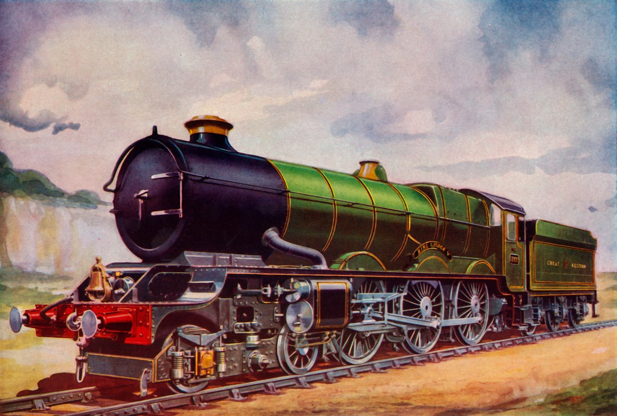 Osobní motor Mighty Express z Great Western Railway, 1935. od Unbekannt