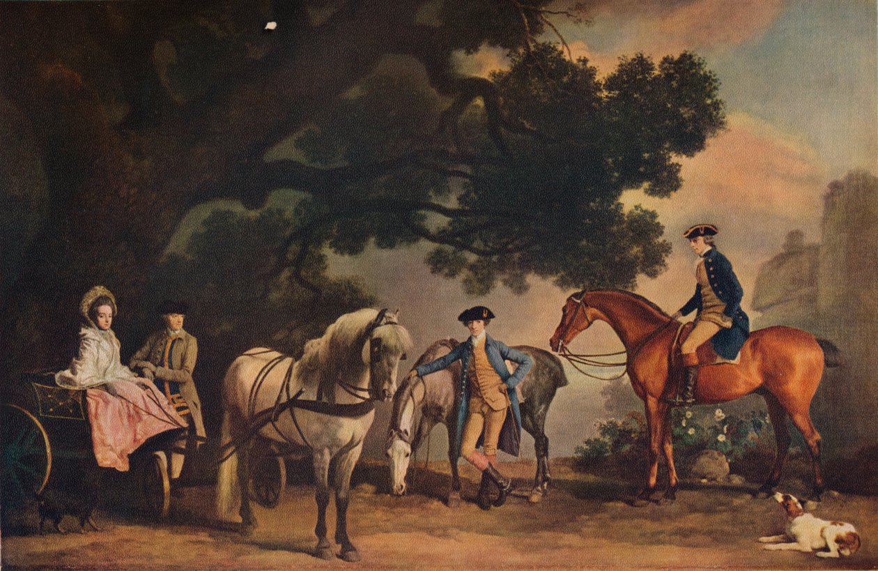 The Milbanke and Melbourne Families, c1796, 1929 od Unbekannt