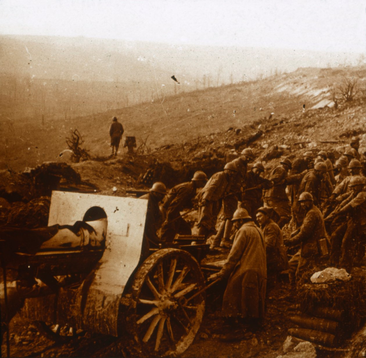 Mlýn v Laffaux, severní Francie, 1. dubna 1917 od Unbekannt