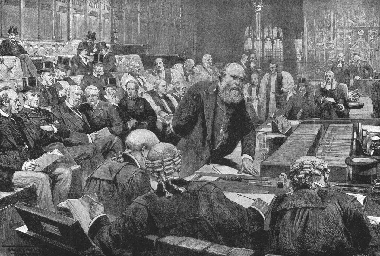 Ministerská lavice Sněmovny lordů, 1886-1892, 1901. od Unbekannt