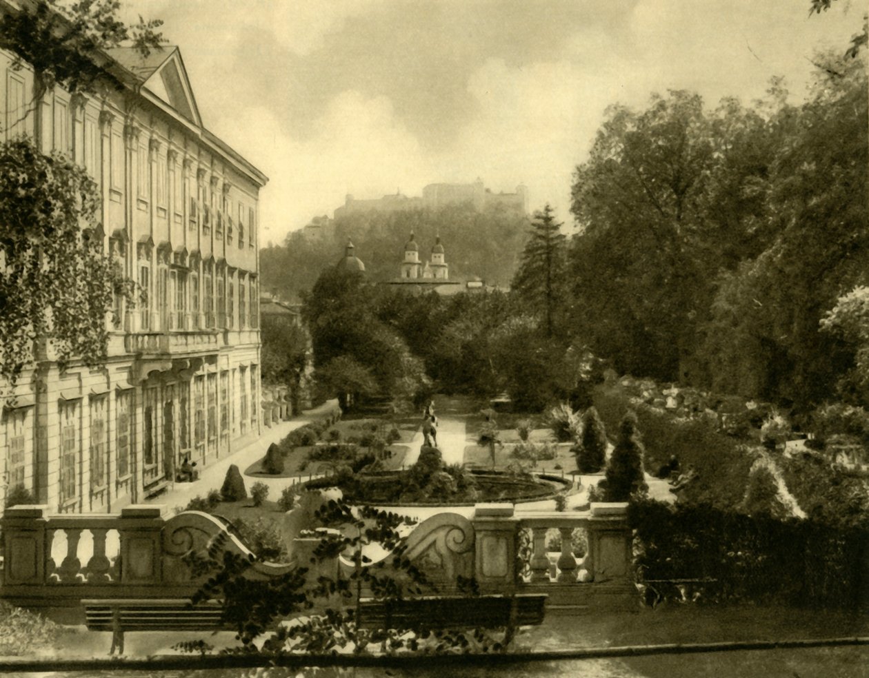 Zámek Mirabell a zahrady, Salzburg, Rakousko, c1935. od Unbekannt