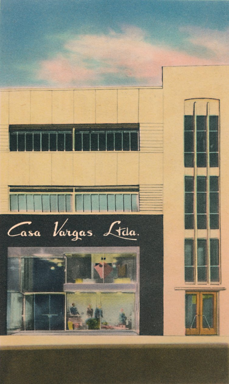 Moderní obchodní dům Casa Vargas Ltda., Barranquilla, c1940 od Unbekannt