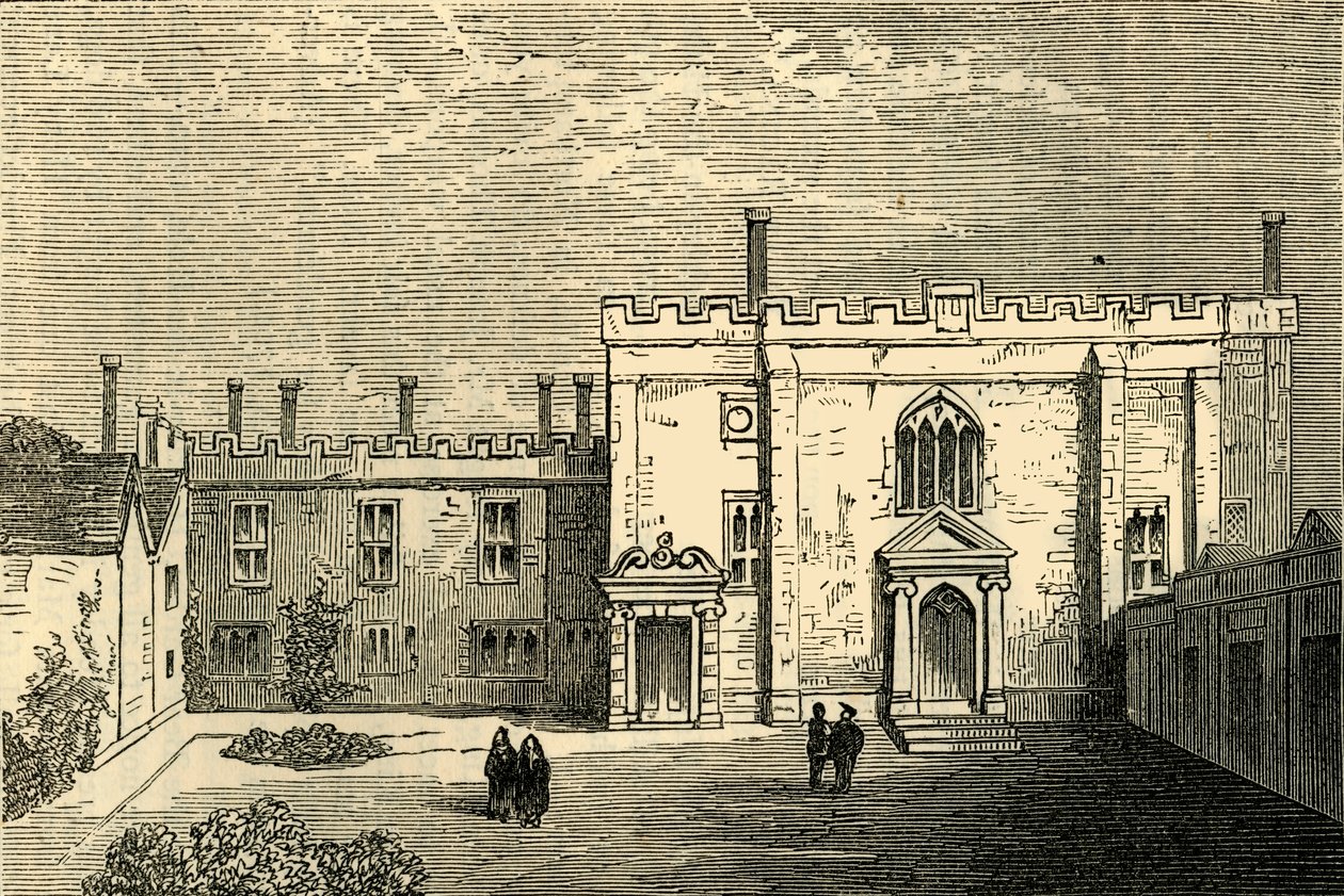 Klášter sv. Jana Jeruzalémského, Clerkenwell – Kaple z jihu, c1872. od Unbekannt