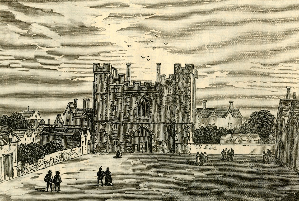 Klášter sv. Jana Jeruzalémského, Clerkenwell – Brána ze západu, c1872. od Unbekannt