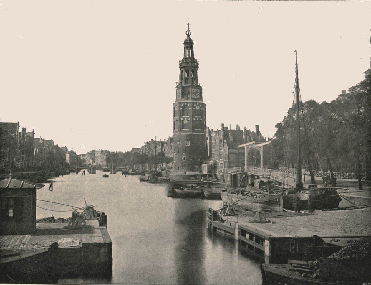 Montelbaanstoren, Amsterdam, Nizozemsko, 1895. od Unbekannt