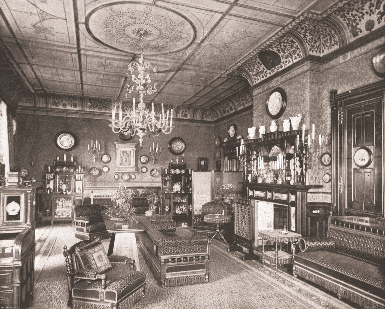 The Morning Room, Clarence House, Londýn, 1894. od Unbekannt