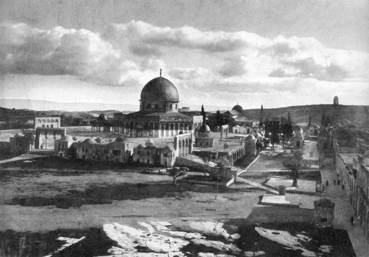 Omarova mešita na místě starověkého chrámu, Betlém, Izrael, 1926 od Unbekannt