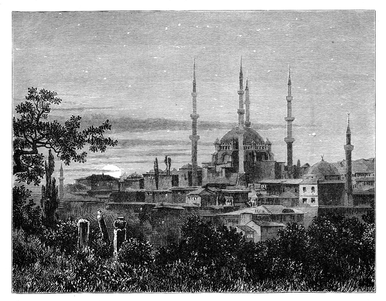 Mešita Selima II v Adrianopoli, Turecko, c1888 od Unbekannt