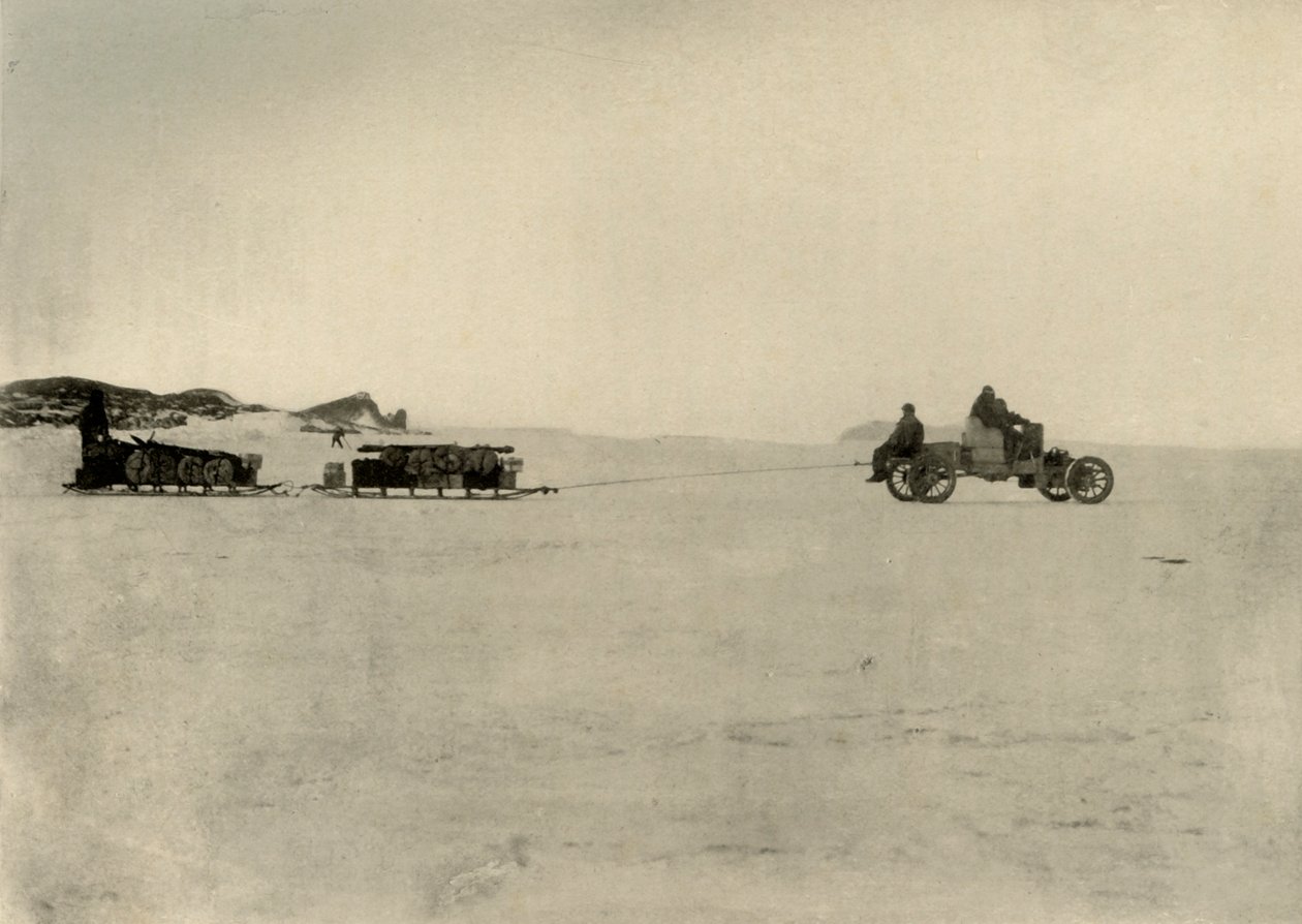 The Motor Hauling Stores for a Depo, 1909 od Unbekannt