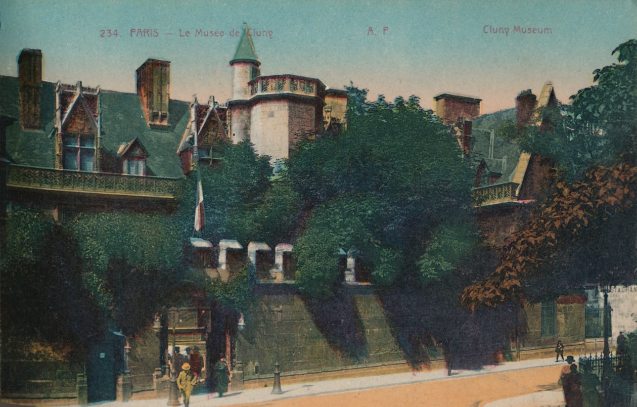 Musee de Cluny Muzeum Cluny, Paříž, c1920 od Unbekannt