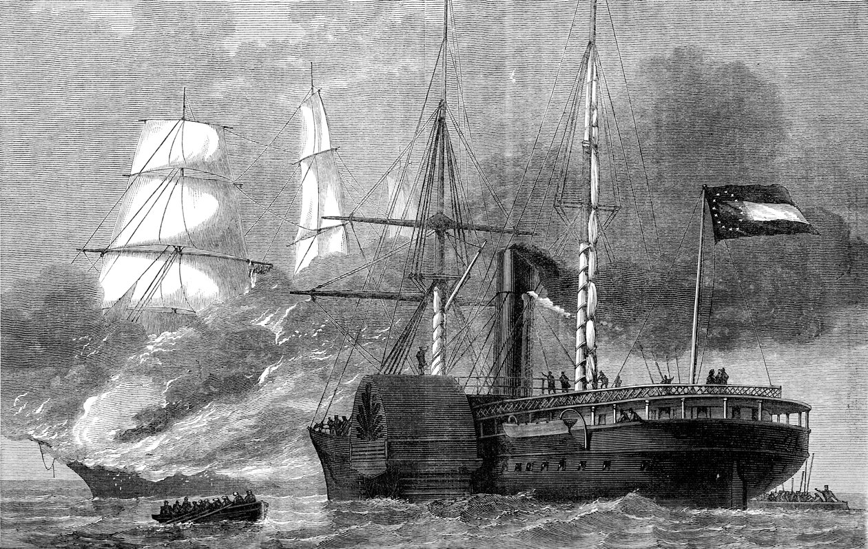 Nashville ničí federálního obchodníka, Americká občanská válka, 1861-1862 c1880 od Unbekannt
