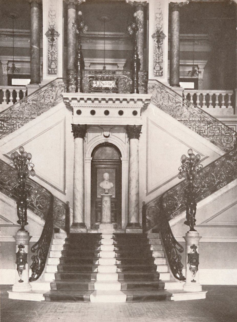 Schodiště Národní knihovny, 1914 od Unbekannt