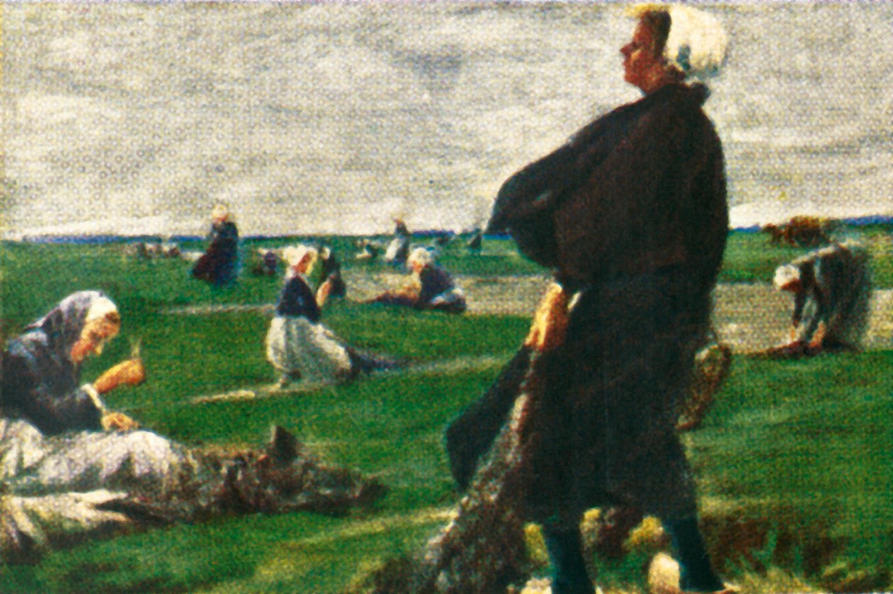 The Net-Menders, c1928. od Unbekannt