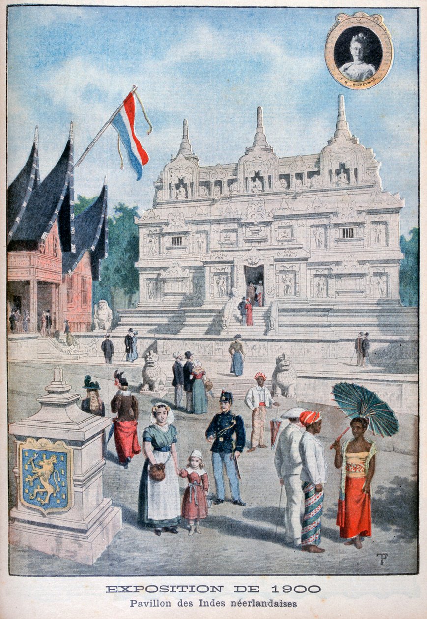 Pavilon Nizozemské Indie na Světové výstavě v roce 1900, Paříž, 1900 od Unbekannt