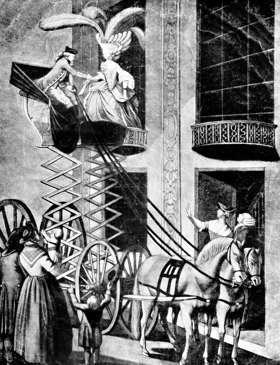 Novodobý Phaeton, 1776 od Unbekannt