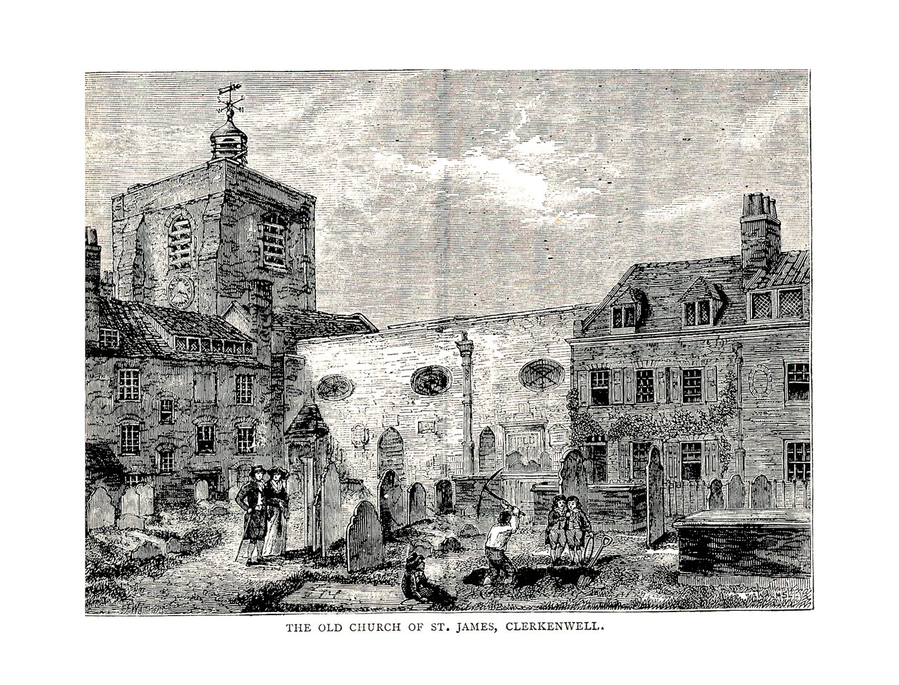 Starý kostel sv. Jakuba, 1878 od Unbekannt