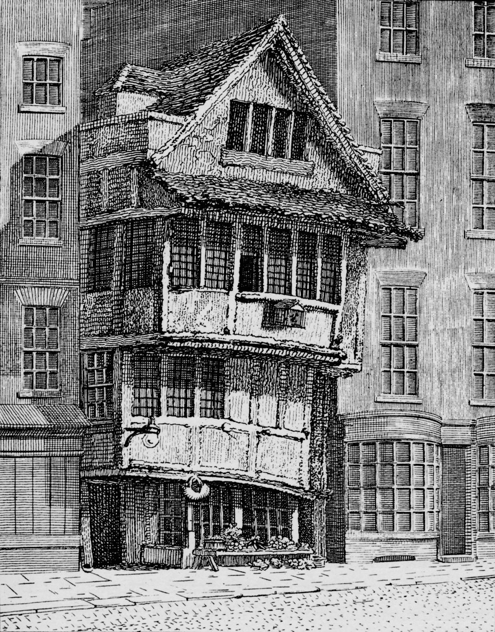 Stará fontána v Minories, City of London, c1798 1906 od Unbekannt