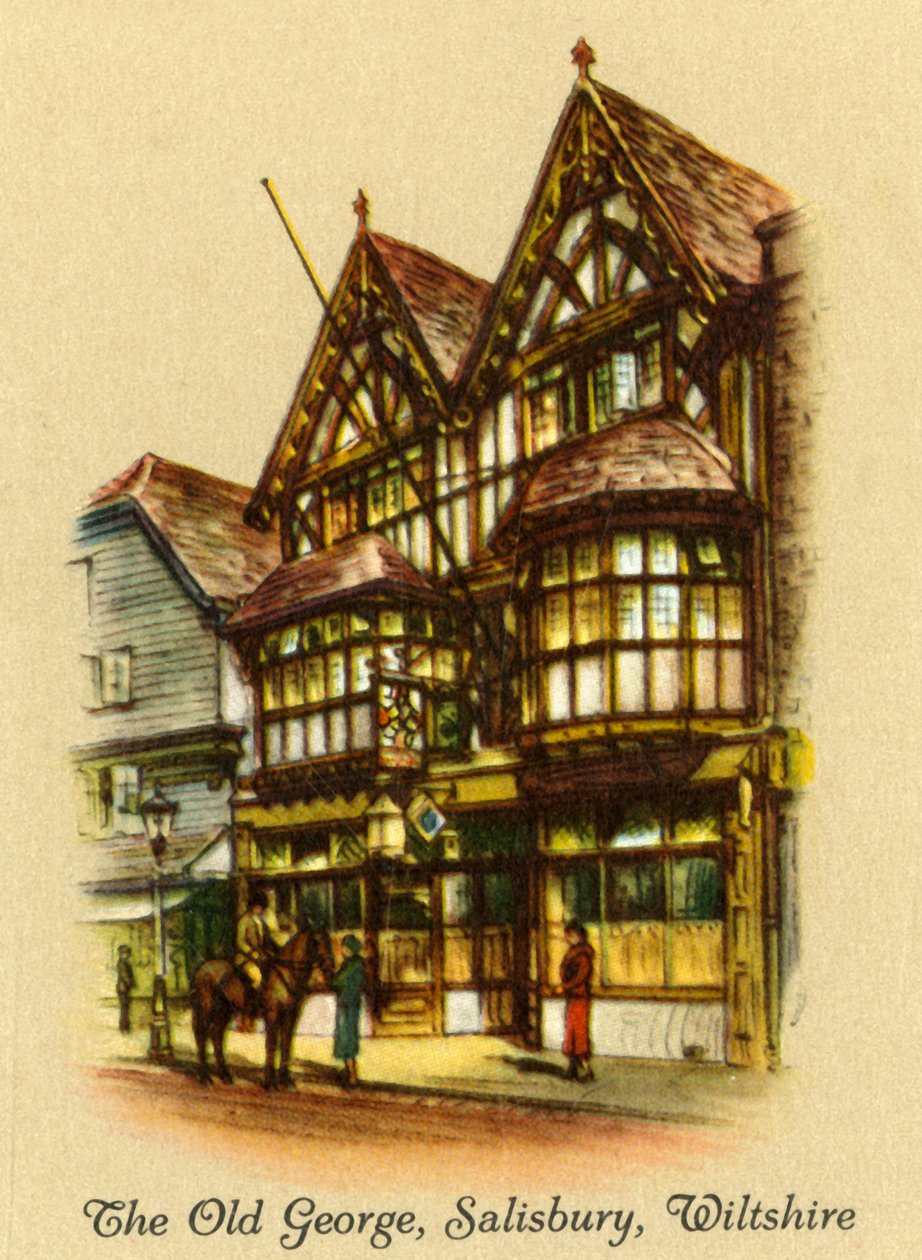 The Old George, Salisbury, Wiltshire, 1936. od Unbekannt