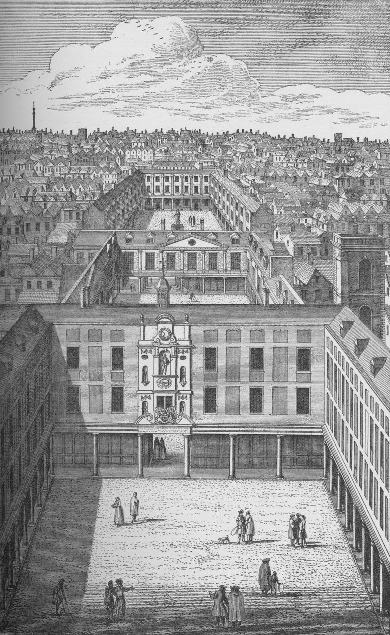 Old St. Thomass Hospital v Bermondsey, která nahradila dřívější klášterní budovy v roce 1701, od Unbekannt