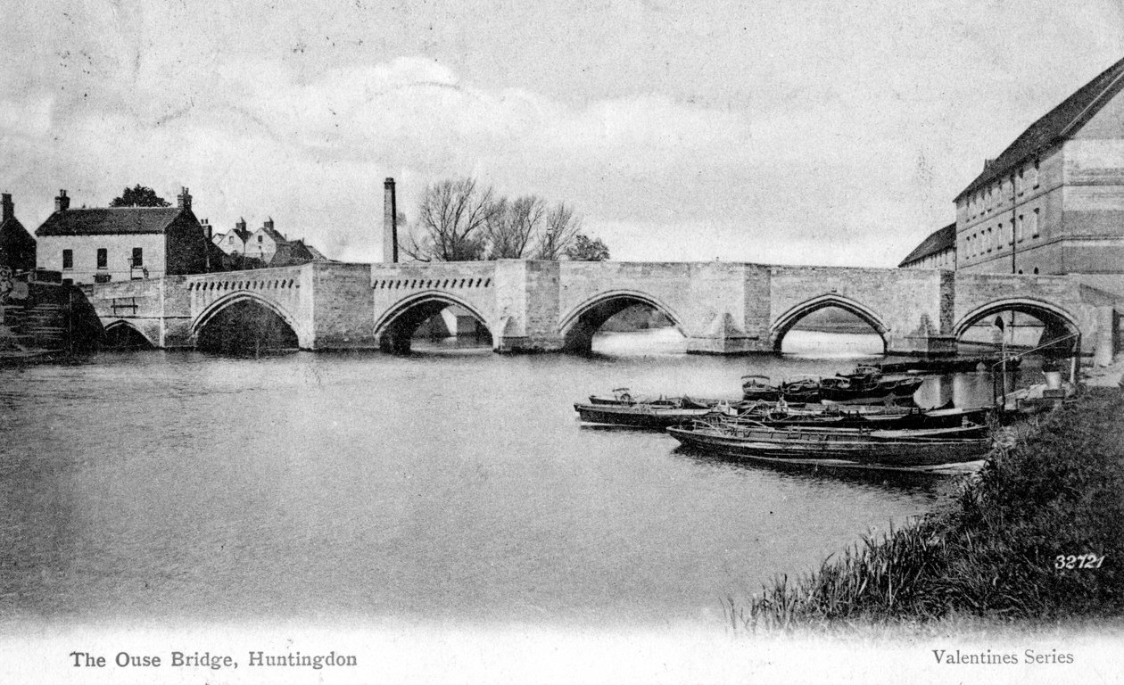Most Ouse, Huntingdon, Cambridgeshire, 1905 od Unbekannt