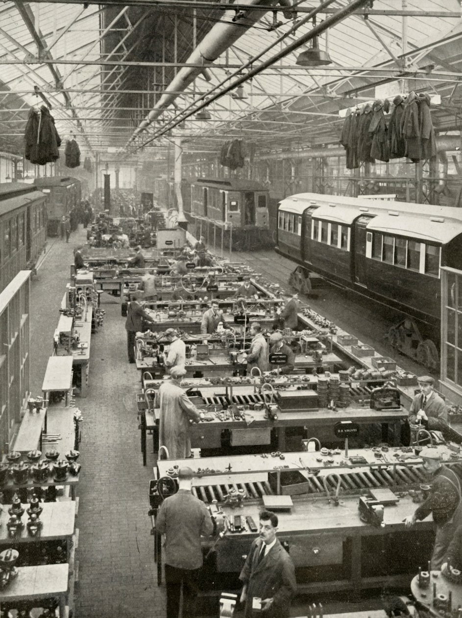 Generální oprava podzemních kolejových vozidel ve vlastnictví London Passenger Transport, 1935-36. od Unbekannt