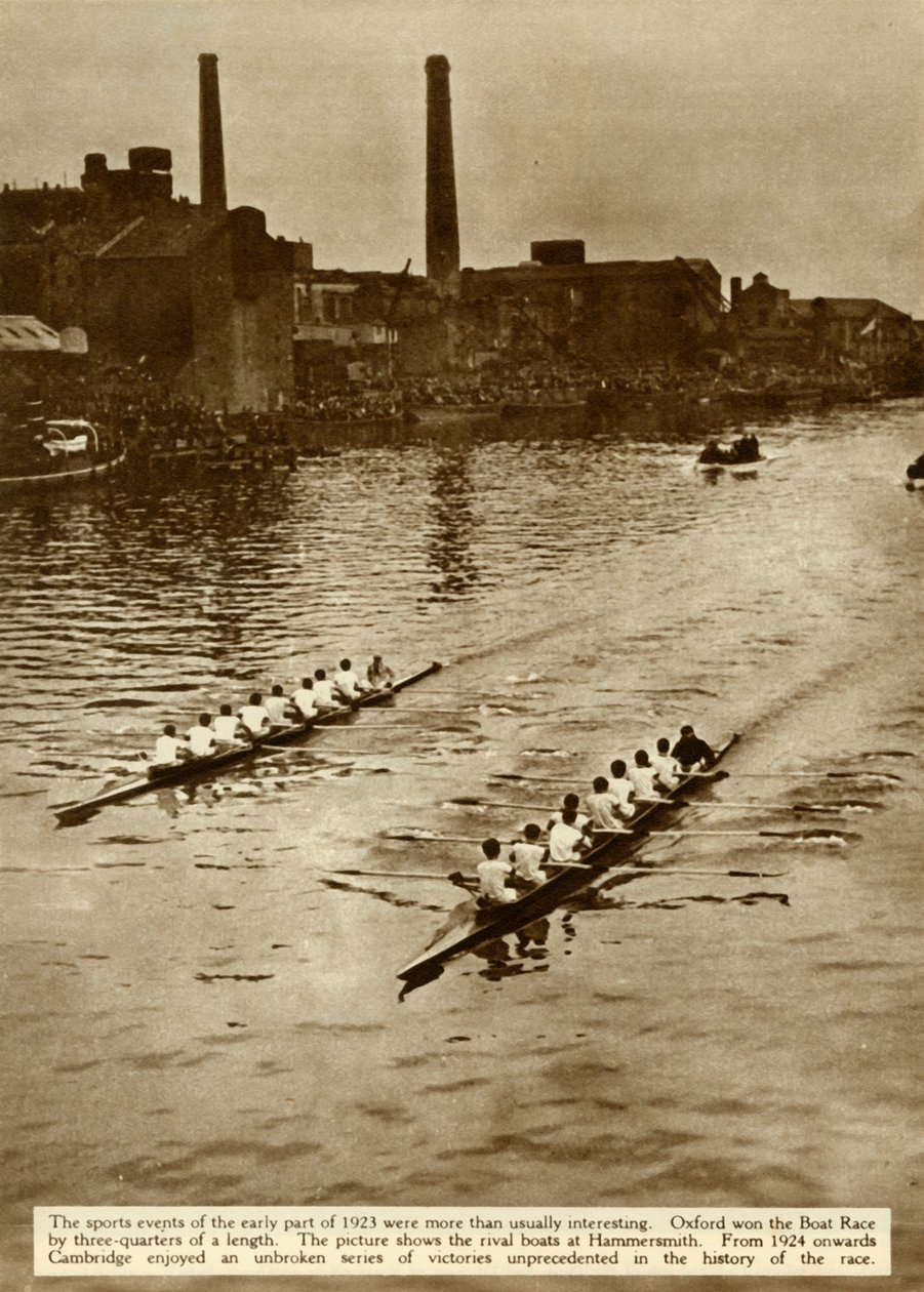 Oxford a Cambridge Boat Race, Londýn, 1923, 1935. od Unbekannt