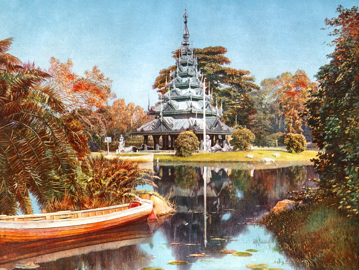 Pagoda, Eden Gardens, Kalkata, Indie, začátek 20. století od Unbekannt