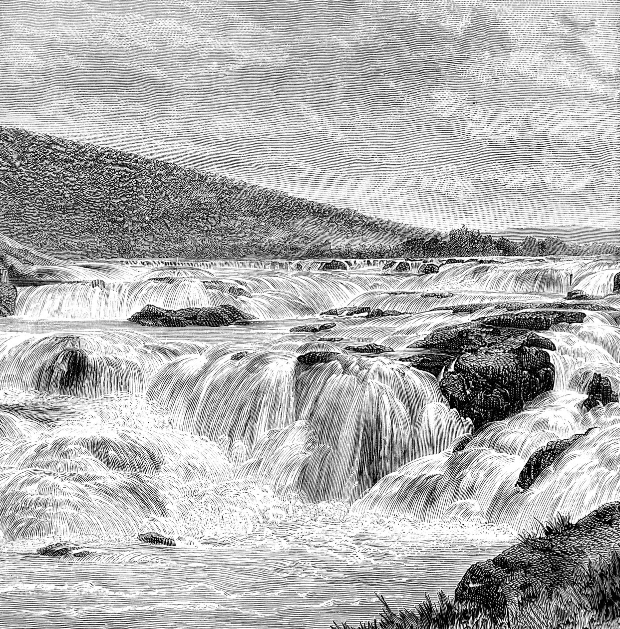 Paikari Falls v Nilgiris, Indie, 1895 od Unbekannt