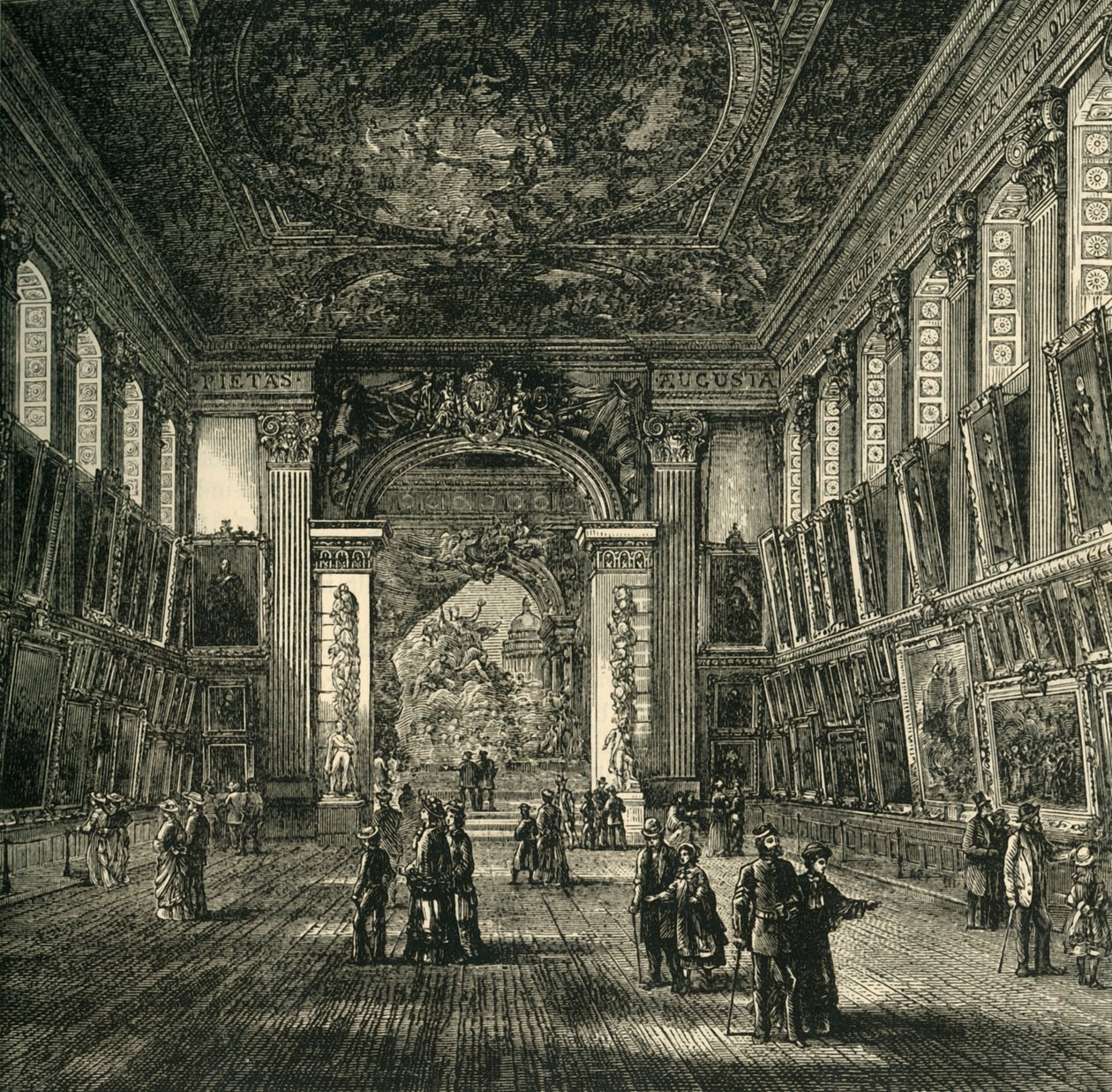 The Painted Hall, Greenwich Hospital, c1878. od Unbekannt