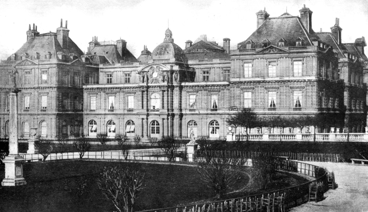 Lucemburský palác, sídlo francouzského senátu, Paříž, Francie, 1926 od Unbekannt