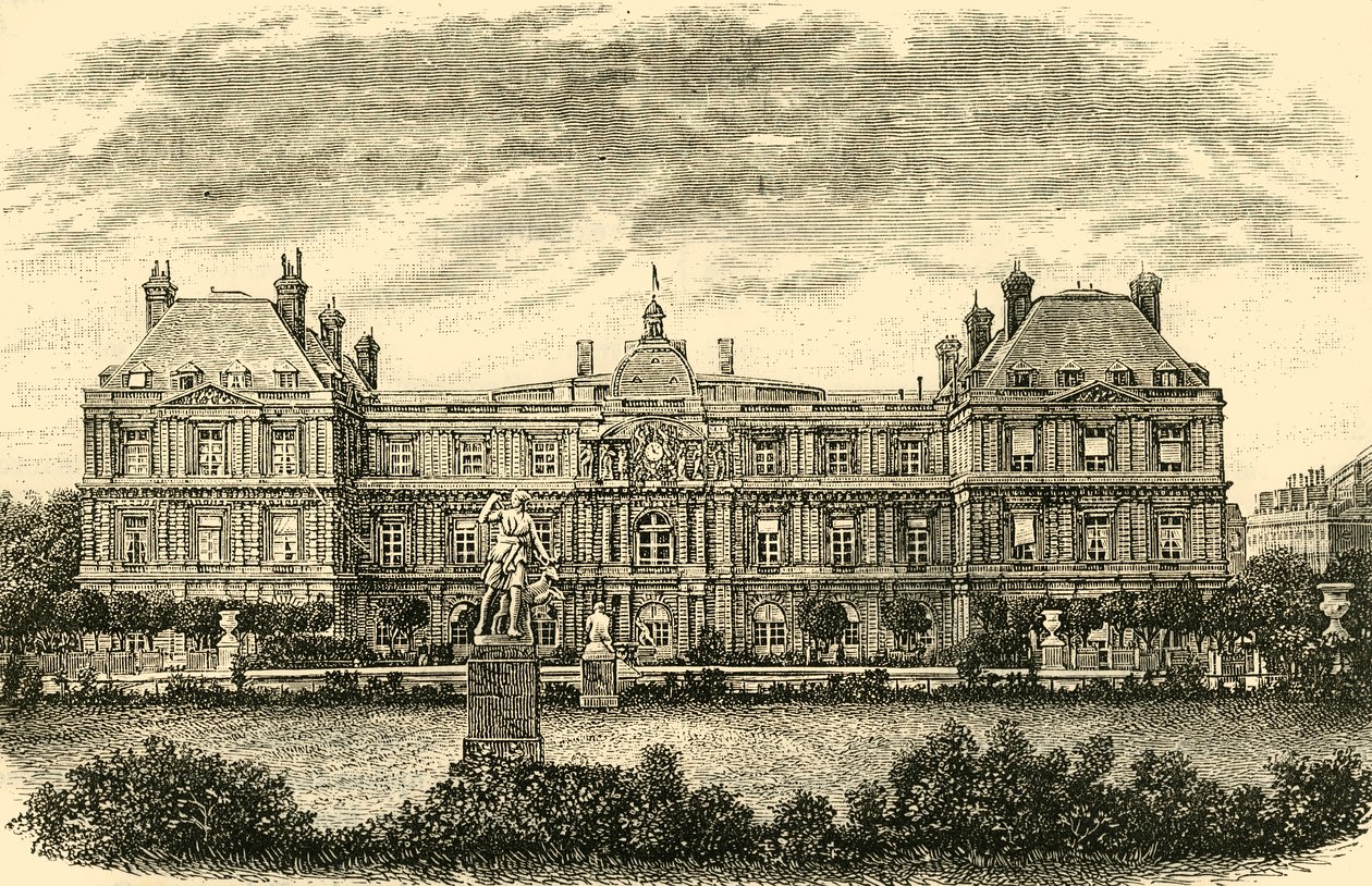 Lucemburský palác, Paříž, 1890. od Unbekannt