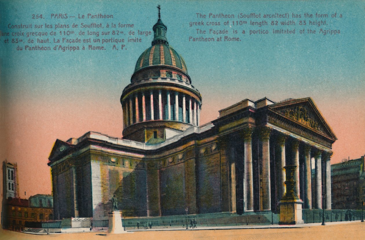 Pantheon, Paříž, c1920 od Unbekannt