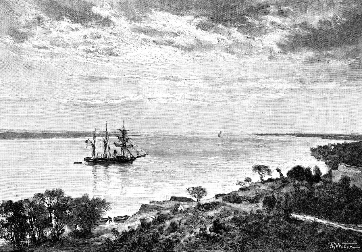 Řeka Parana, Jižní Amerika, 1895 od Unbekannt