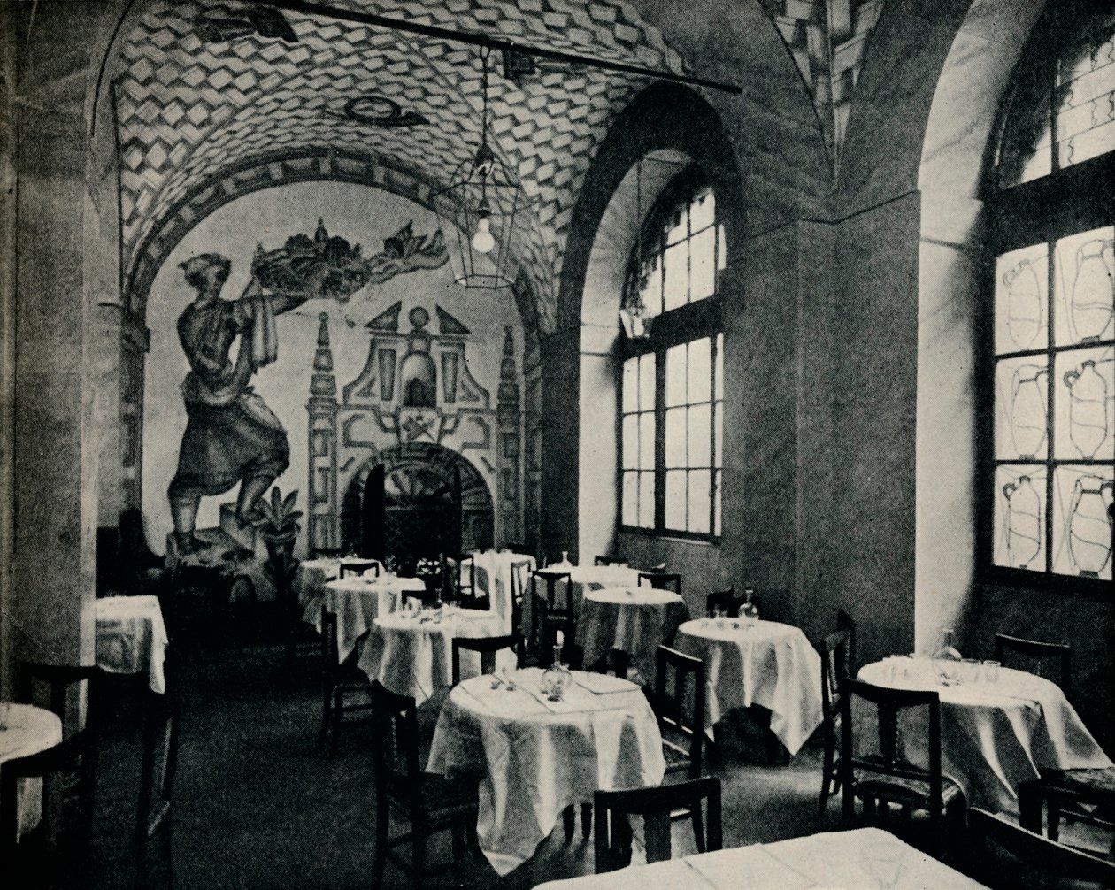 Restaurace Penna DOca, hlavní jídelna, c1928 od Unbekannt